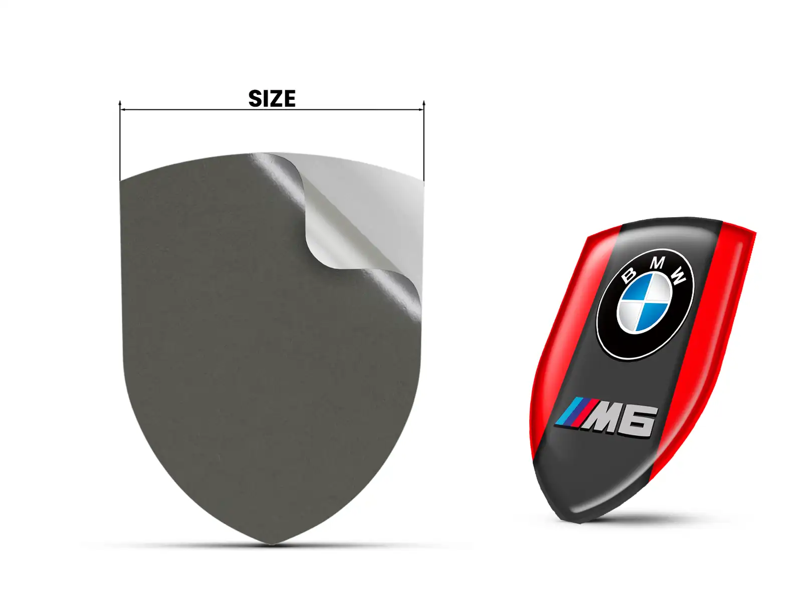 BMW Stoßsticker Druck Stil Premium Anpassbar